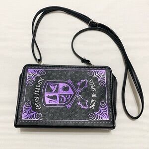 Spirit Halloween Coven Academy Book Of Spells Goth Crossbody Bag